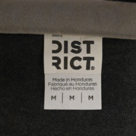 District Black and Orange Fitted Short Sleeve Tee - Picture 2 of 5